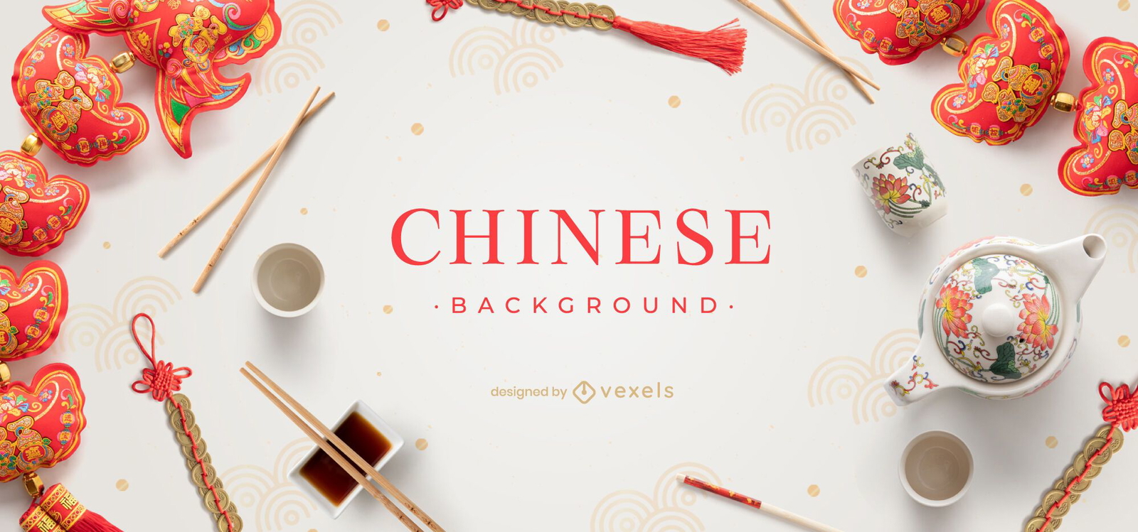 Chinese elements background design