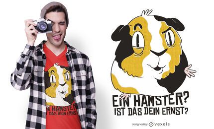 Guinea pig german quote t-shirt design