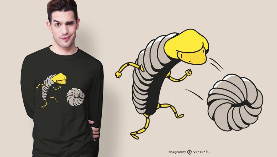Design de camiseta de corrida Woodlice Design de camiseta de corrida Woodlice