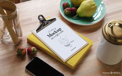 Kochen Zwischenablage Komposition Modell