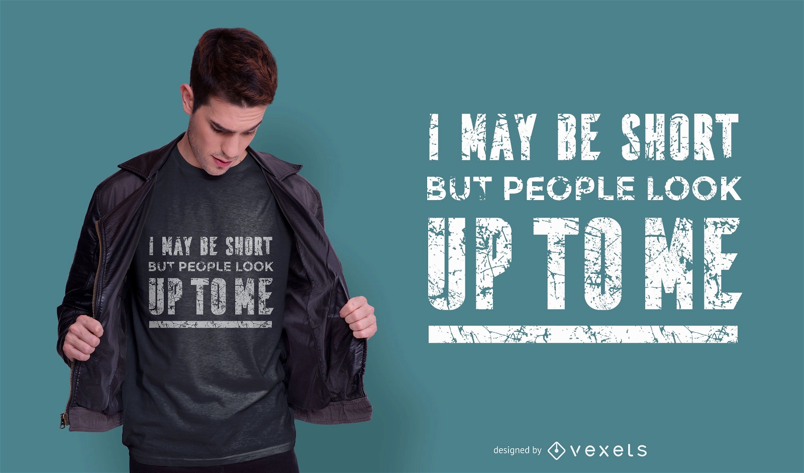 Short quote t-shirt design