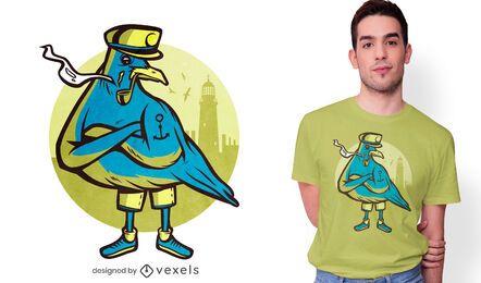 Sailor seagull t-shirt design Sailor seagull t-shirt design