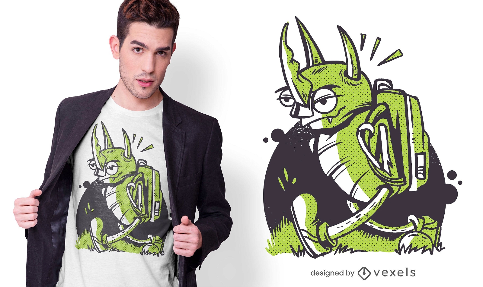 Design de camiseta de inseto zangado