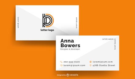 Diseño moderno de tarjetas de visita Diseño moderno de tarjetas de visita