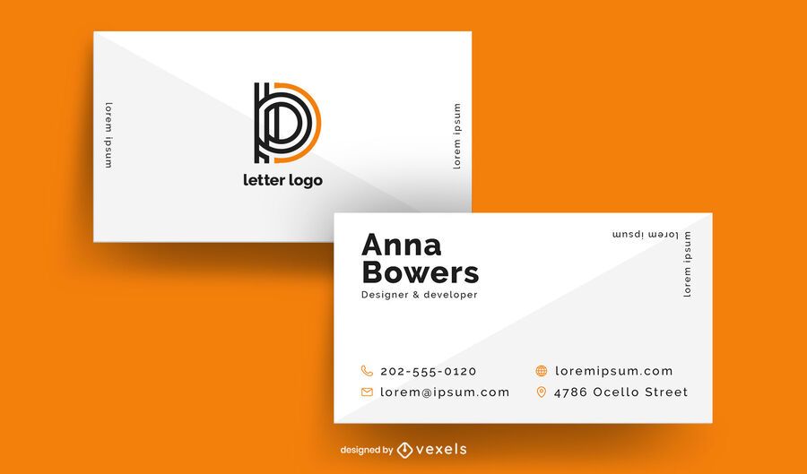 Modern business card design Modern business card design