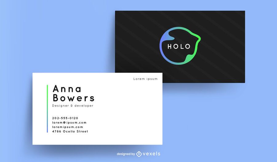Business card modern design Business card modern design