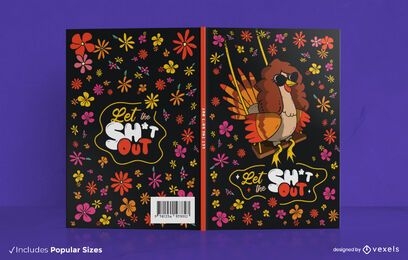 Funny Thanksgiving Journal Cover Design