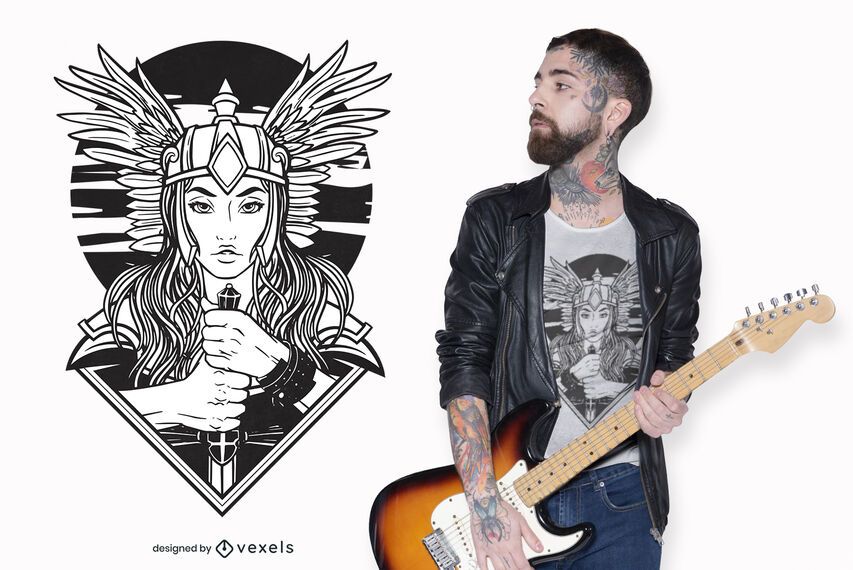 Valkyrie t-shirt design Valkyrie t-shirt design