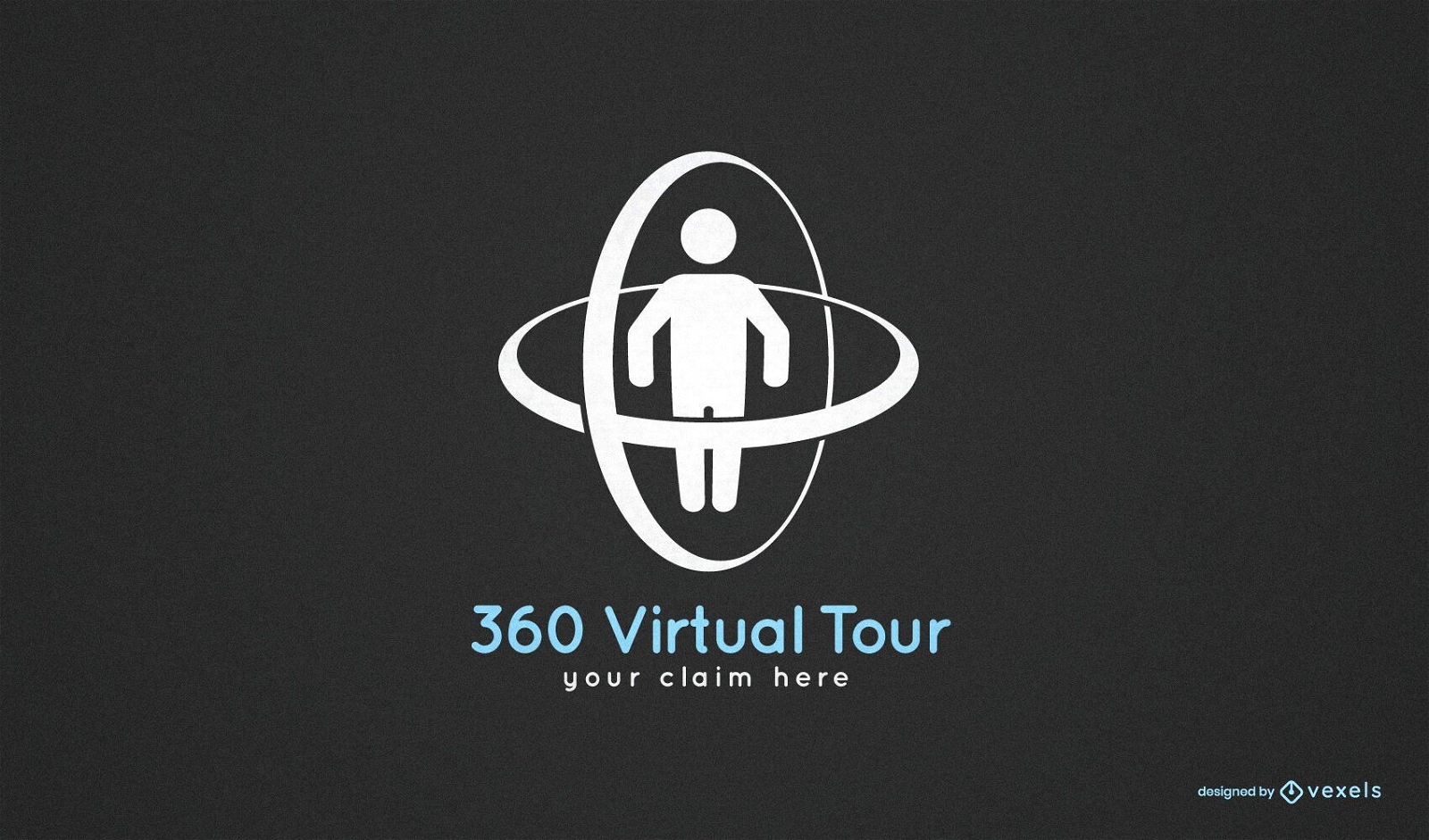 360 virtuelle Tour Logo Vorlage