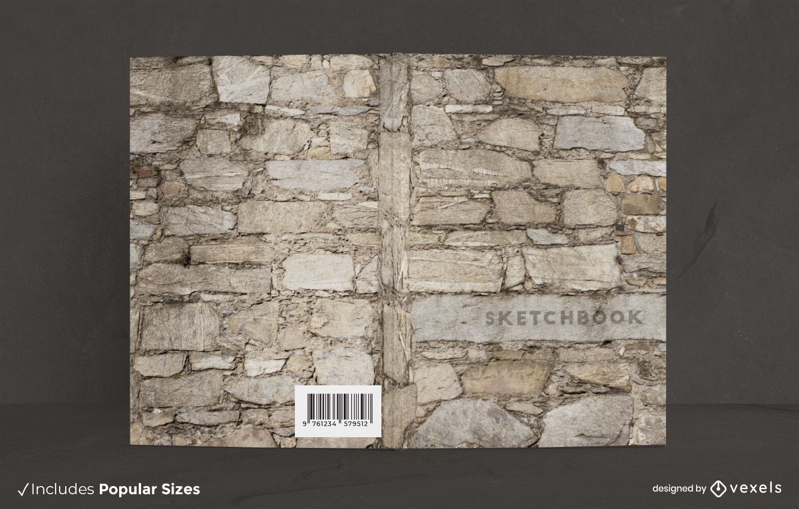 Buchcover-Design für die Steinwand