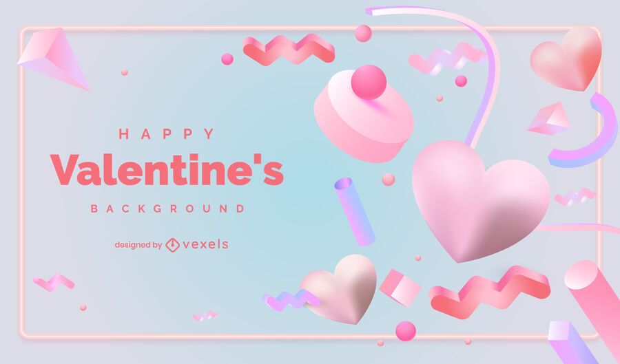 Valentine's day background design Valentine's day background design