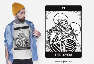 El diseño de la camiseta de la tarjeta de los amantes. El diseño de la camiseta de la tarjeta de los amantes.