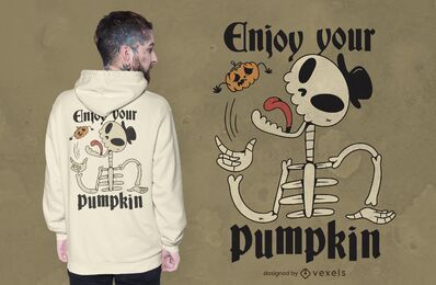 Enjoy your pumpkin t-shirt design Enjoy your pumpkin t-shirt design