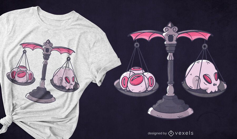 Halloween scale t-shirt design Halloween scale t-shirt design