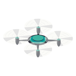 Drone circular ilustración abejón Diseño PNG