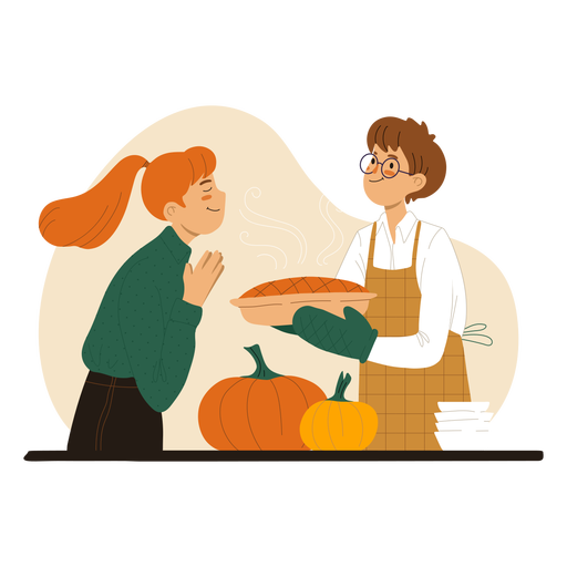 Casal cozinhando um casal de personagens de pizza Desenho PNG