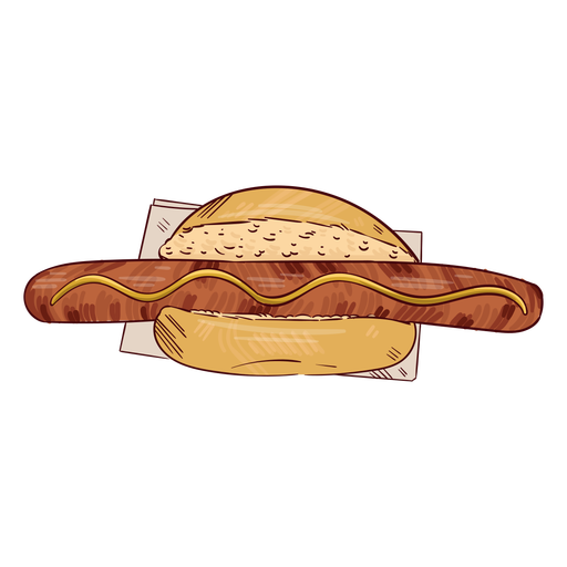 Frankfurter hot dog illustration frankfurter - Transparent PNG & SVG ...