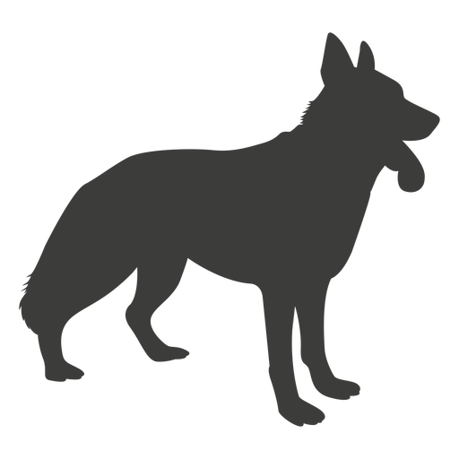 German Shepherd Side Silhouette Dog Transparent Png Svg Vector File