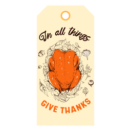 Geben Sie Dank Truthahn Tag Thanksgiving PNG-Design