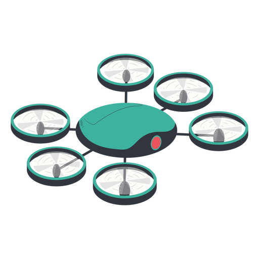 Drone de ilustra??o de drone hexac?ptero Desenho PNG