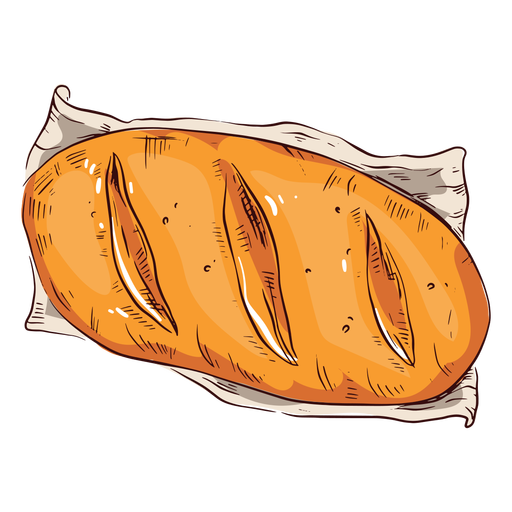 Loaf of bread illustration bread Transparent PNG & SVG vector file