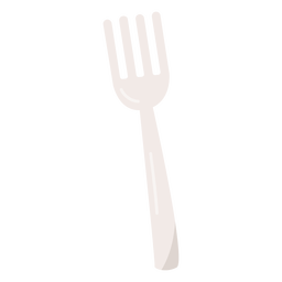 Silver fork flat fork PNG Design