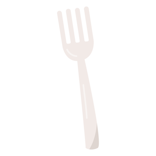 Tenedor plano tenedor plateado