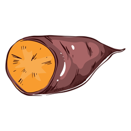 Download Sweet potato vegetable illustration - Transparent PNG ...