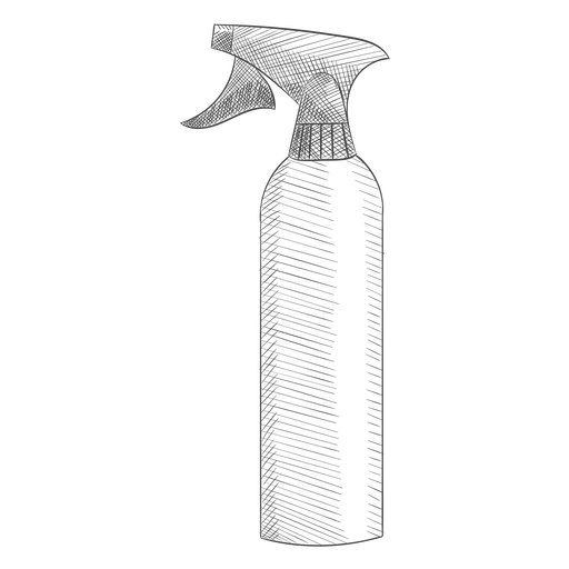 Botella de spray spray dibujado a mano Diseño PNG