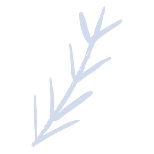 Ramita de árbol ramita plana Diseño PNG