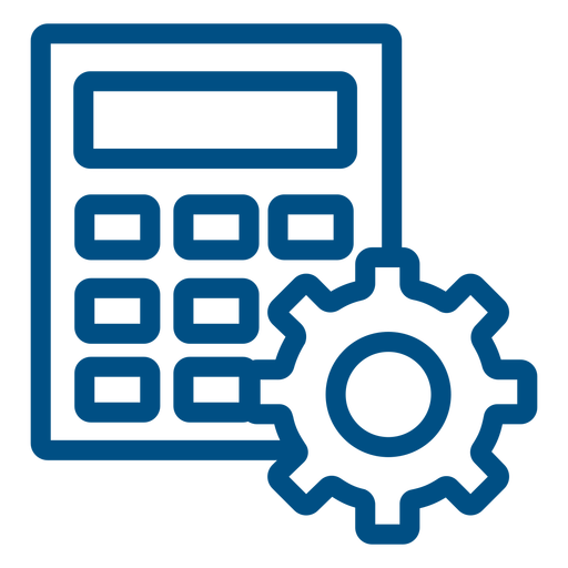 Working calculator stroke icons calculator PNG Design