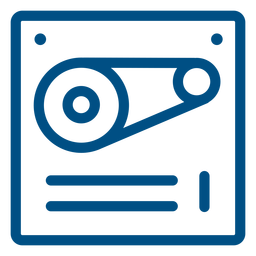 Arbeitsmaschine Hub Symbol Maschine PNG-Design