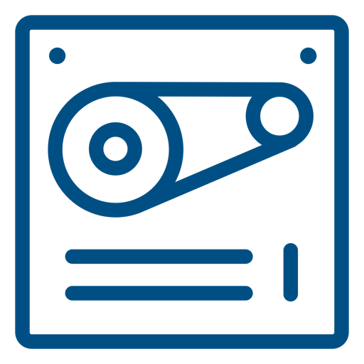 Working machinery stroke icon machine PNG Design