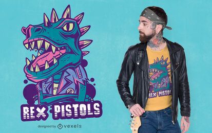 Rex pistols t-shirt design