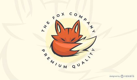 O modelo de logotipo da empresa fox O modelo de logotipo da empresa fox