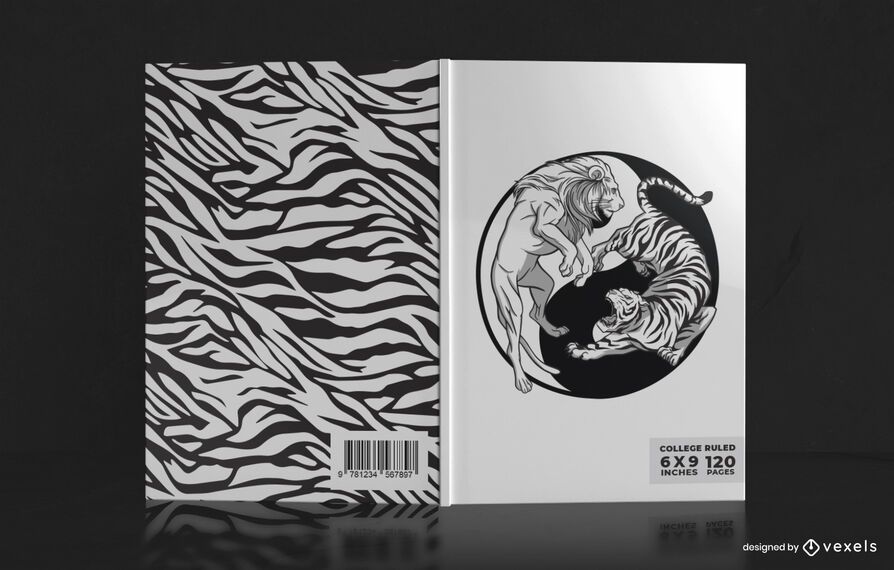 Design da capa do livro Yin yang Design da capa do livro Yin yang