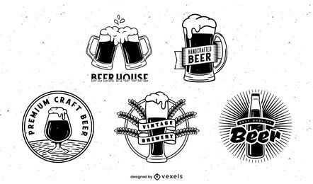 Beer badge pack design