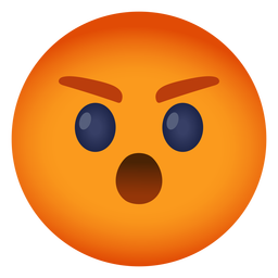 Angry emoji icon Transparent PNG