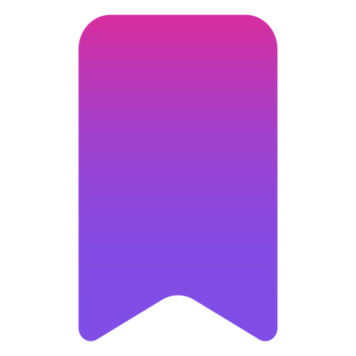 Lesezeichen-Symbol flach PNG-Design