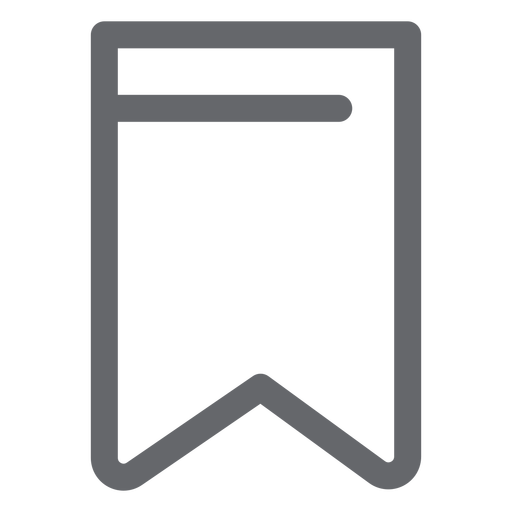 Bookmark icon flat design