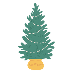 Diseño de ilustración de árbol de navidad árbol de navidad