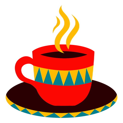 Kaffeetasse dampfige Illustration PNG-Design
