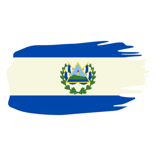 Download El salvador brushy flag design - Transparent PNG & SVG ...