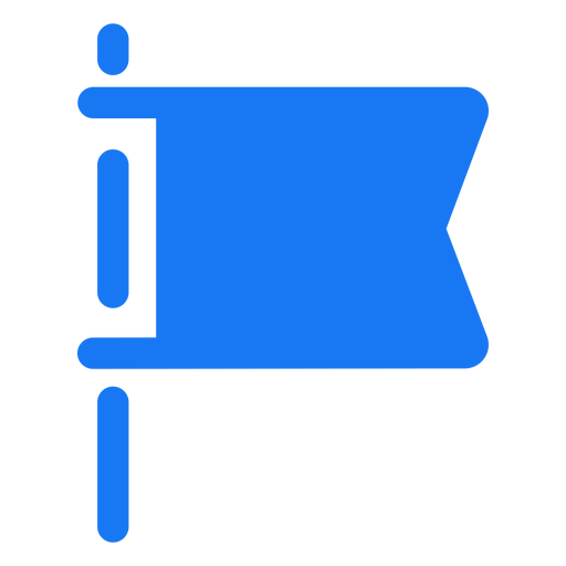 Flat flag icon design PNG Design