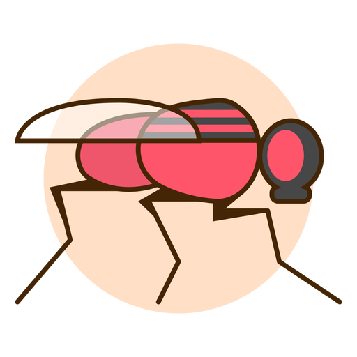Ícone de inseto voador Desenho PNG