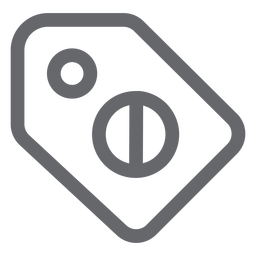 Ícone de etiqueta proibida Desenho PNG
