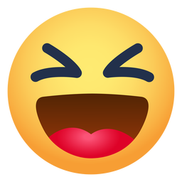 Laughing emoji icon Transparent PNG