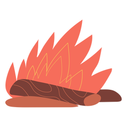 Lighten bonfire illustration PNG Design