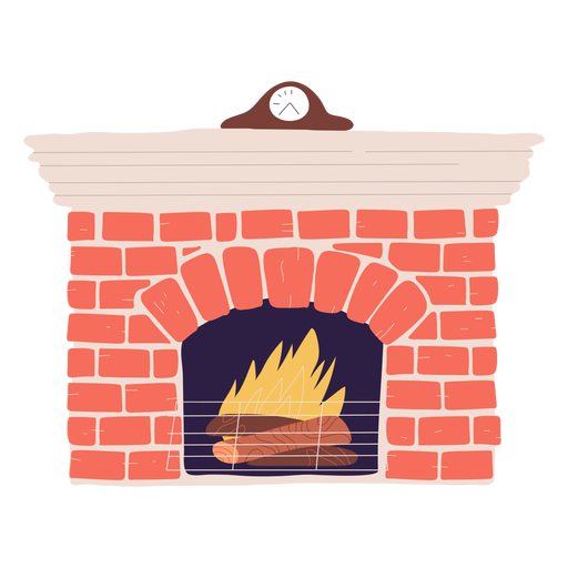 Lighten wood stove illustration