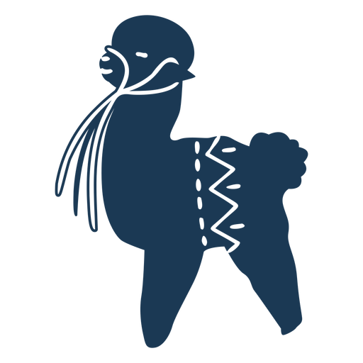 Lhama silhueta animal lhama
